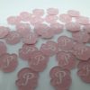 Tag Acrylic Pink Background Engraved Lettering