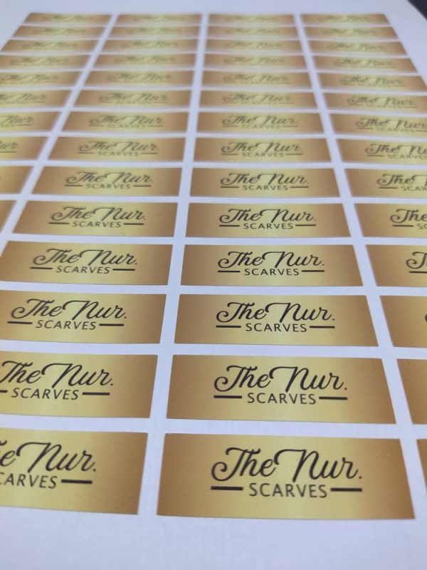 12 Sticker Glossy Paper Premium Custom