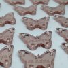 Tag Acrylic Rose Gold Mirror Clear Design